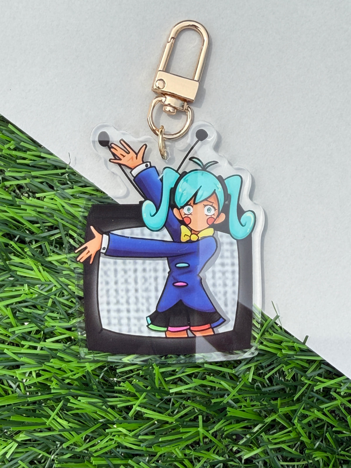 Static Vocaloid acrylic keychain