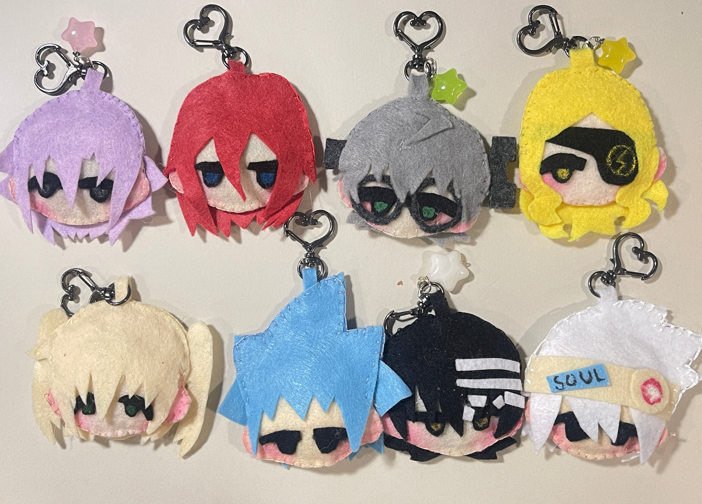 Hand made soul consumer plush keychains- Made to order