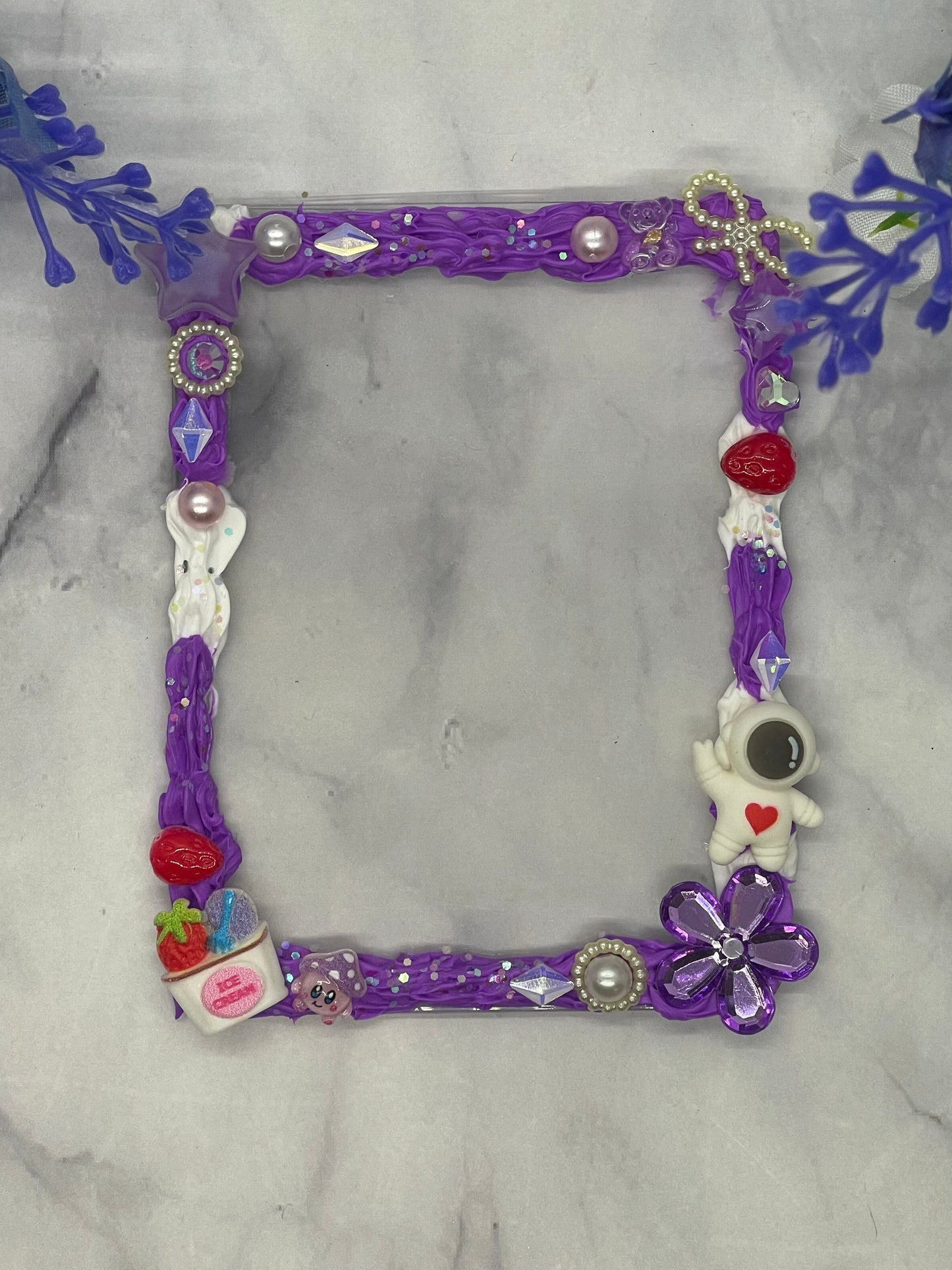 Themed decoden card top loaders-pinks and purple