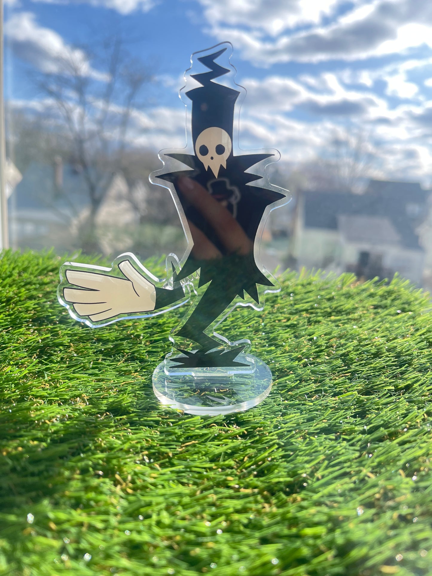 Lord D. Reaper chop/waving acrylic standee