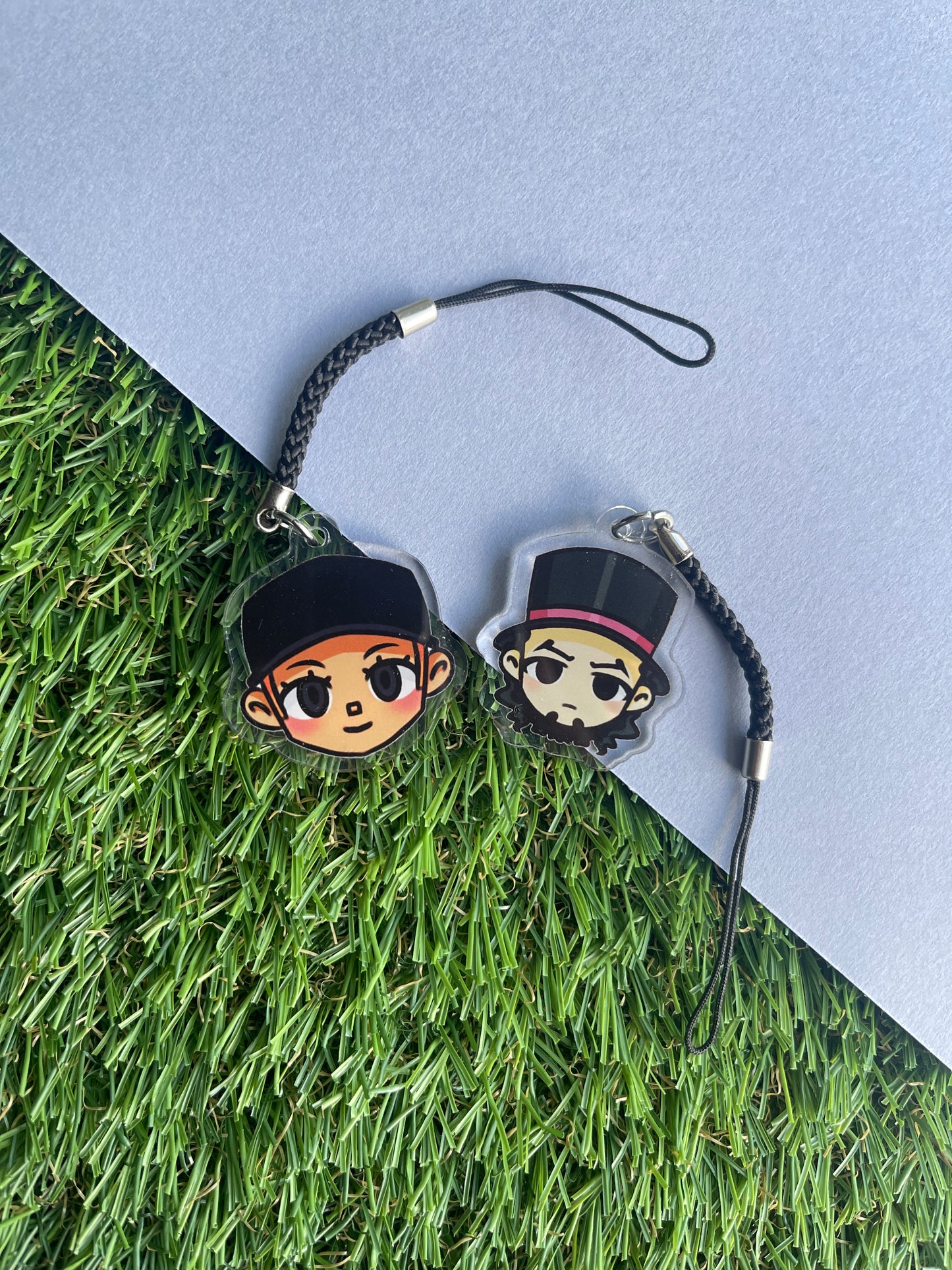 Cipher Pol- Rob Lucci and Kaku mini keychains