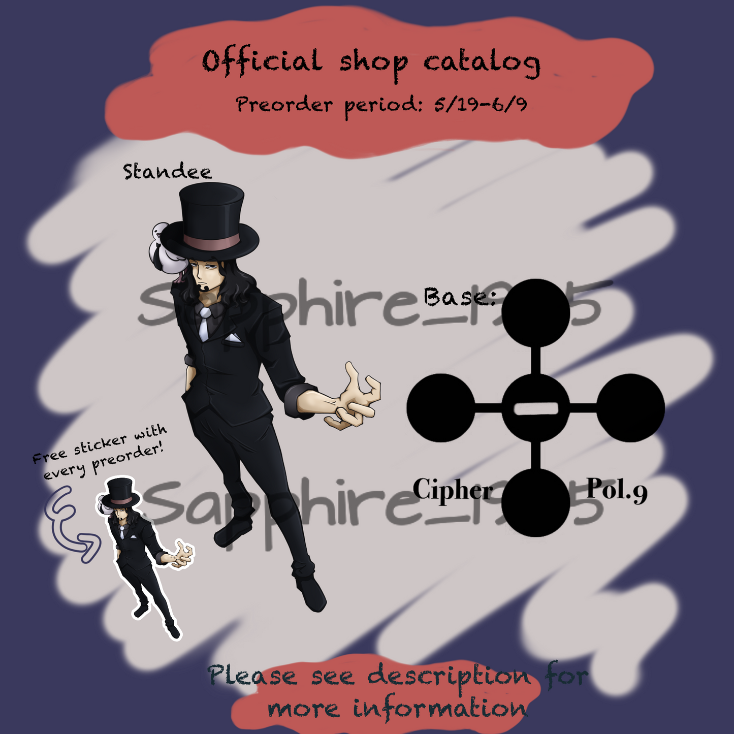 Rob Lucci Acrylic standee-‼️Leftover sale‼️