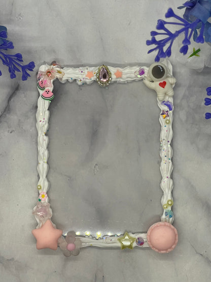 Themed decoden card top loaders-pinks and purple