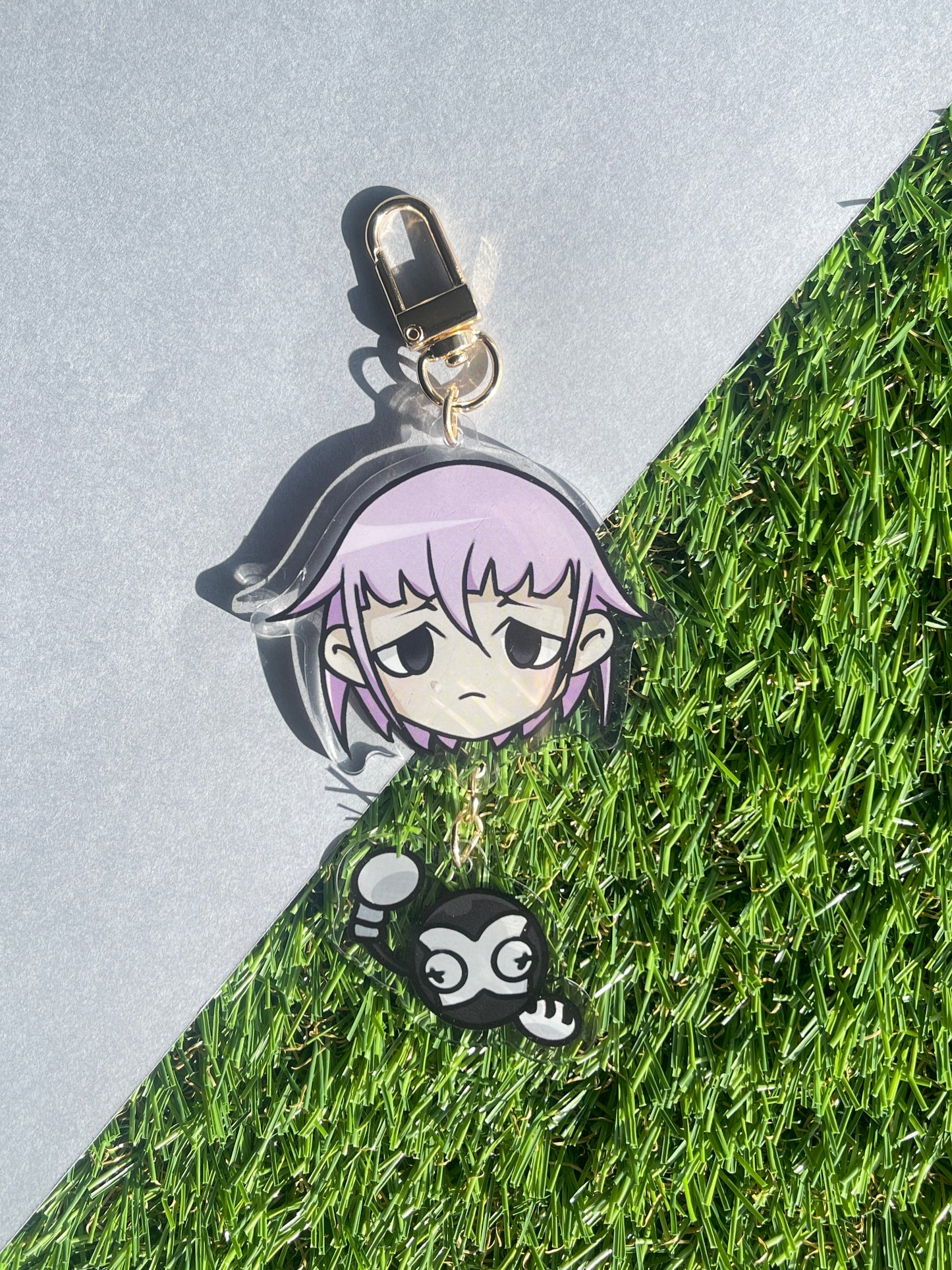 Soul Eater dual piece keychain- Crona, Dr. Stein