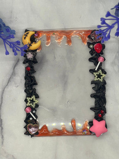 Themed decoden card top loaders-pinks and purple