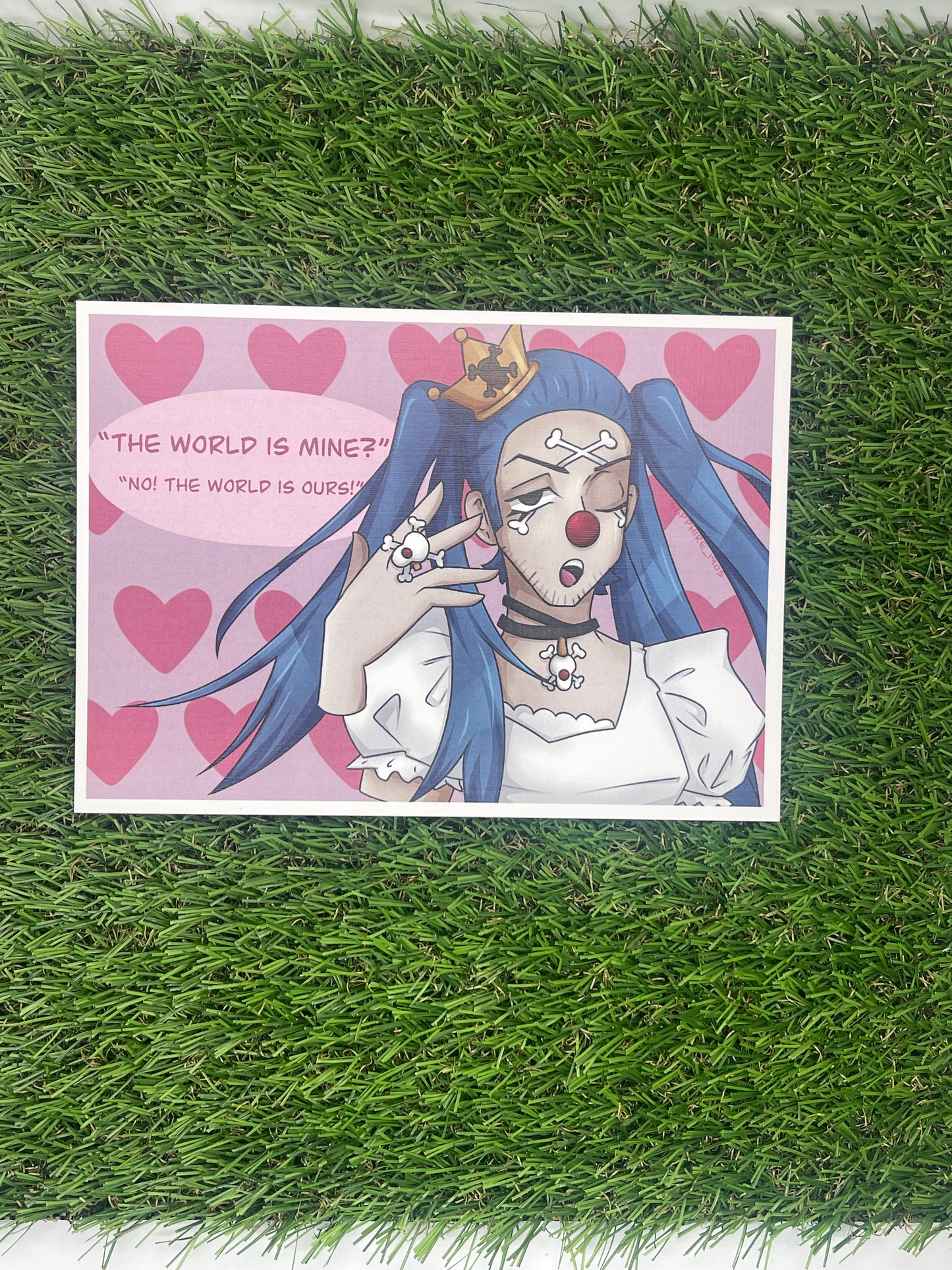Buggy- world is mine inspired print