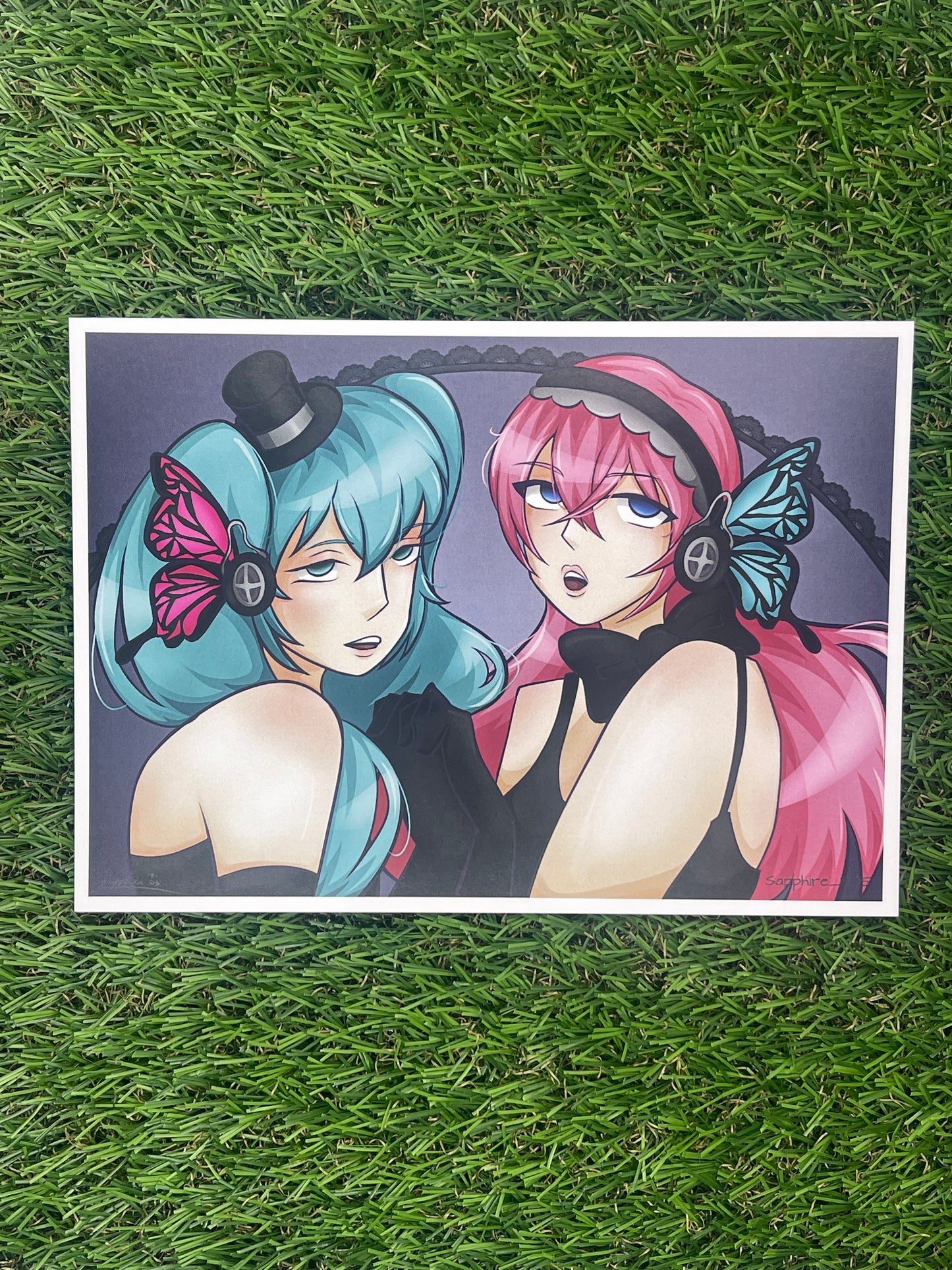 Magnet- Vocaloid Miku and Luka print