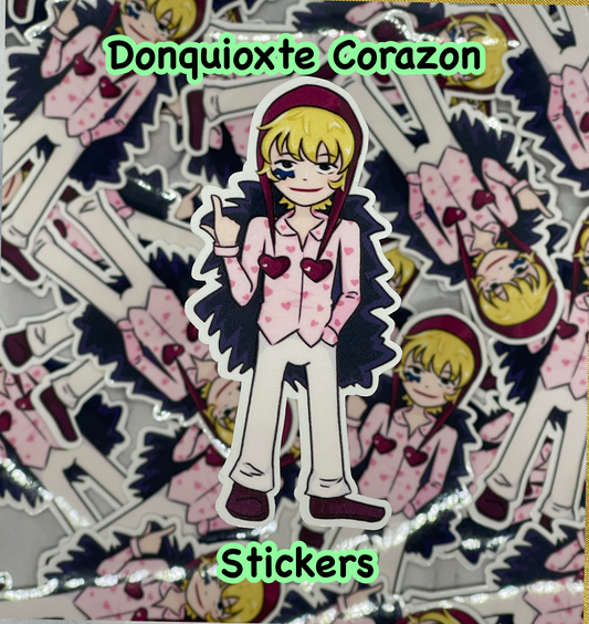Donquioxte corazon stickers