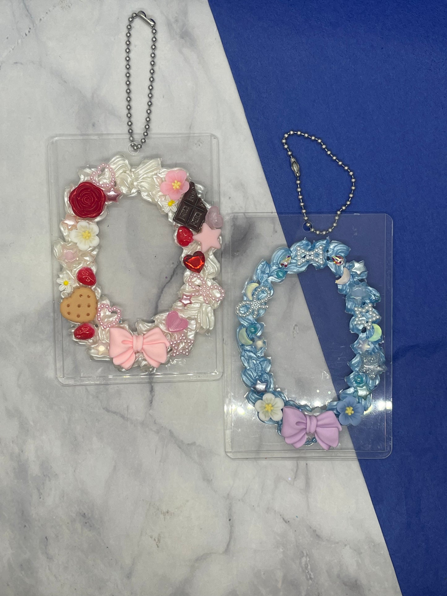 Decoden keychain card holder