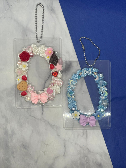 Decoden keychain card holder