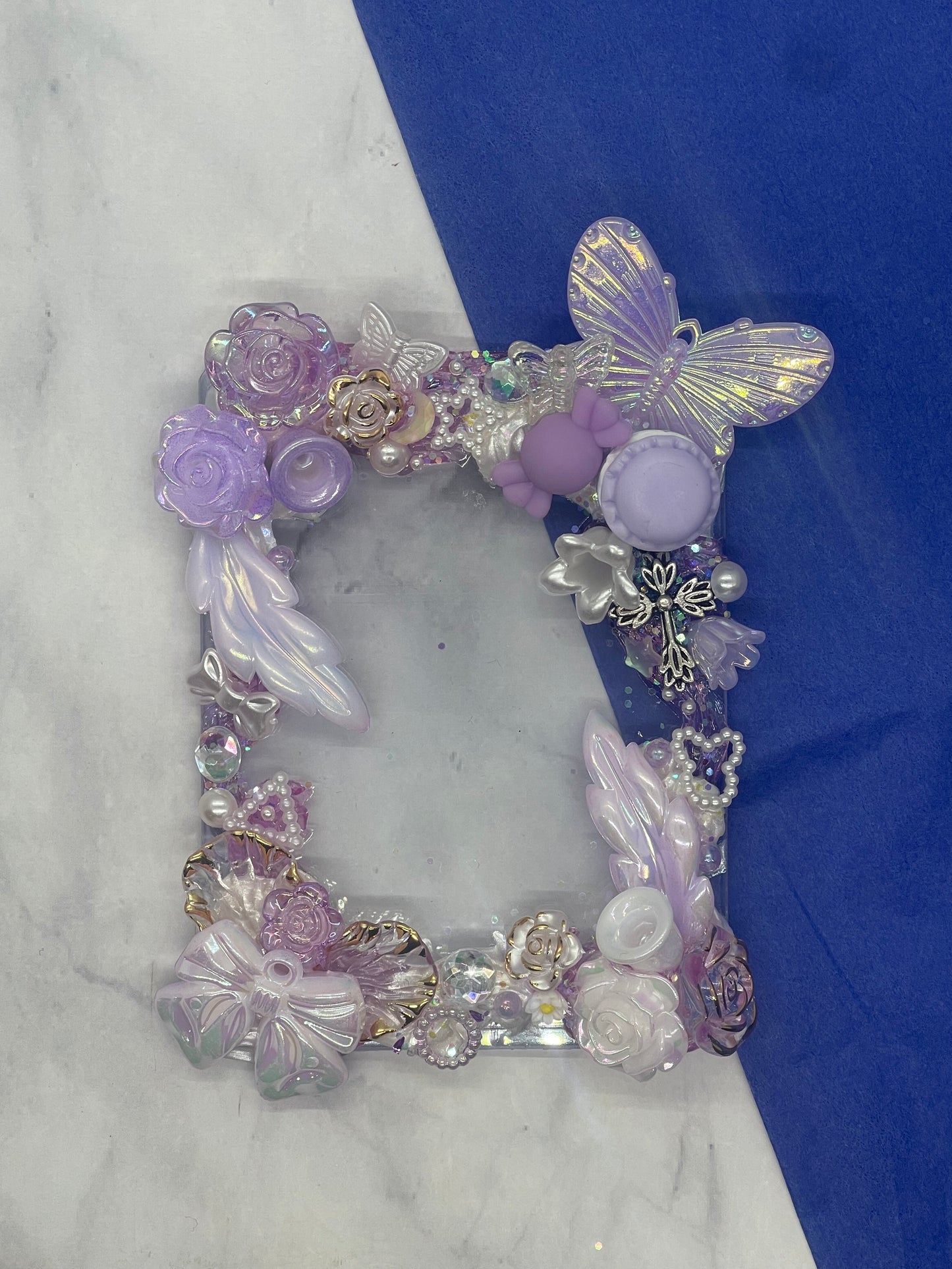 Elegant purple theme- decoden card holders