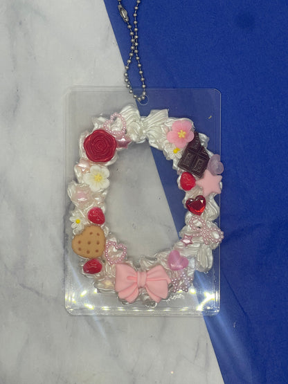 Decoden keychain card holder