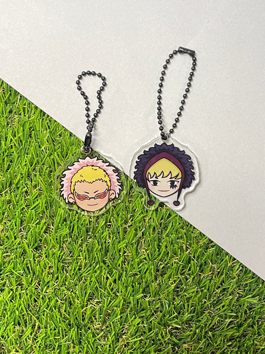 Donquioxte Brothers mini keychains