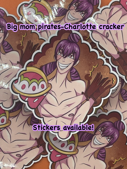 Big mom pirates- Charlotte Cracker sticker