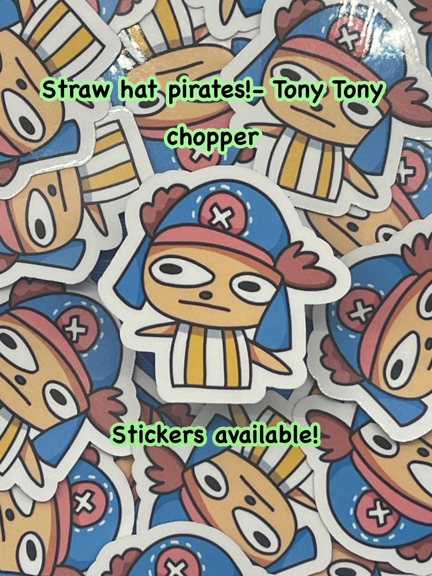 Dr pirate deer chopper sticker-