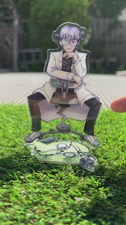 Dr. Stein spinning chair acrylic standee