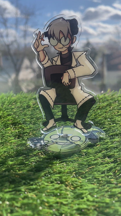 Dr. Stein spinning chair acrylic standee